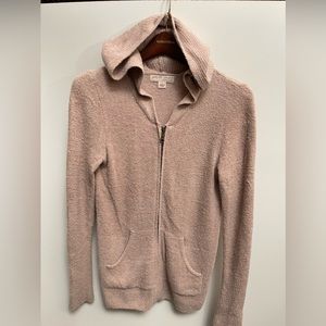 Barefoot Dreams Cozy Chic Lite Relaxed Lounge Zip Up Hoodie S